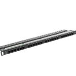 PPU5-0024-B PATCH PANEL 24 PORT 0.5U 19" KAT.5E