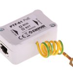 PTF-61-ECO/PoE 1-kanałowe zabezpieczenie przeciwprzepięciowe serii ECO z ochroną PoE do instalacji Gigabit Ethernet