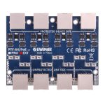PTF-64-EXT/PoE Moduł 4kanałowego zabezpieczenia przeciwprzepięciowego serii EXT z ochroną PoE do instalacji Gigabit