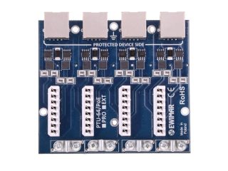 PTU-64-ECO/PoE Moduł 4-kanałowego zabezpieczenia PoE