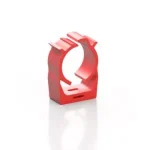 Q07-004 Klips-Uchwyt do rury czerwonej 25/27mm HF