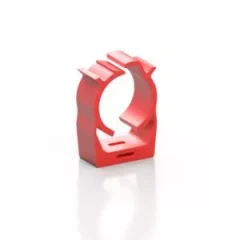 Q07-004 Klips-Uchwyt do rury czerwonej 25/27mm HF