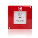 ROP-AD czerwony Ręczny ostrzegacz pożarowy