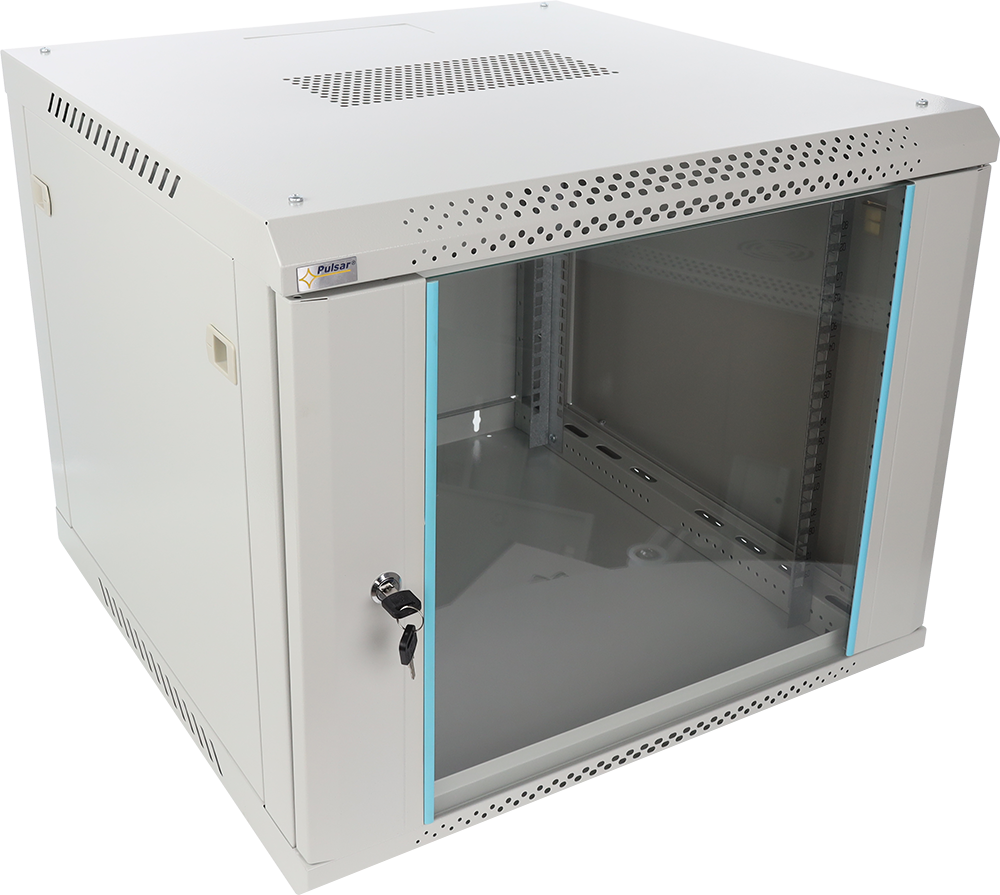 RWA966-G Szafa RACK 9U /19'' wisząca szara