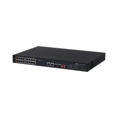 S3218-16ET-135 Switch 18 portowy 16xPoE 100Mbps 2x Uplink combo