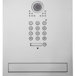 S561D-SKM Skrzynka jednowrzutowa, przelotowa na listy z wbudowanym wideodomofonem, 1 - przyciskowym, VIDOS