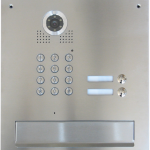 S562D-SKM Skrzynka jednowrzutowa, przelotowa na listy z wbudowanym wideodomofonem, 2 - przyciskowym, VIDOS