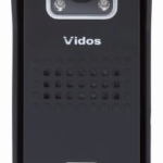 S6B Bramofon 1-przyciskowy, natynkowy, wandaloodporny, 4 diody LED IR, Czarny, VIDOS