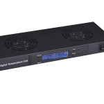 SA-F-1U-2-T2-C Panel wentylacyjny 19" 1U, cyfrowy