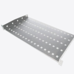 SA-P-19-1U-250-2-S Półka stała 19" 1U głęb. 250mm, kolor szara