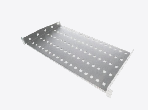 SA-P-19-1U-250-2-S Półka stała 19" 1U głęb. 250mm, kolor szara