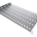 SA-P-19-1U-250-2-S Półka stała 19" 1U głęb. 250mm, kolor szara