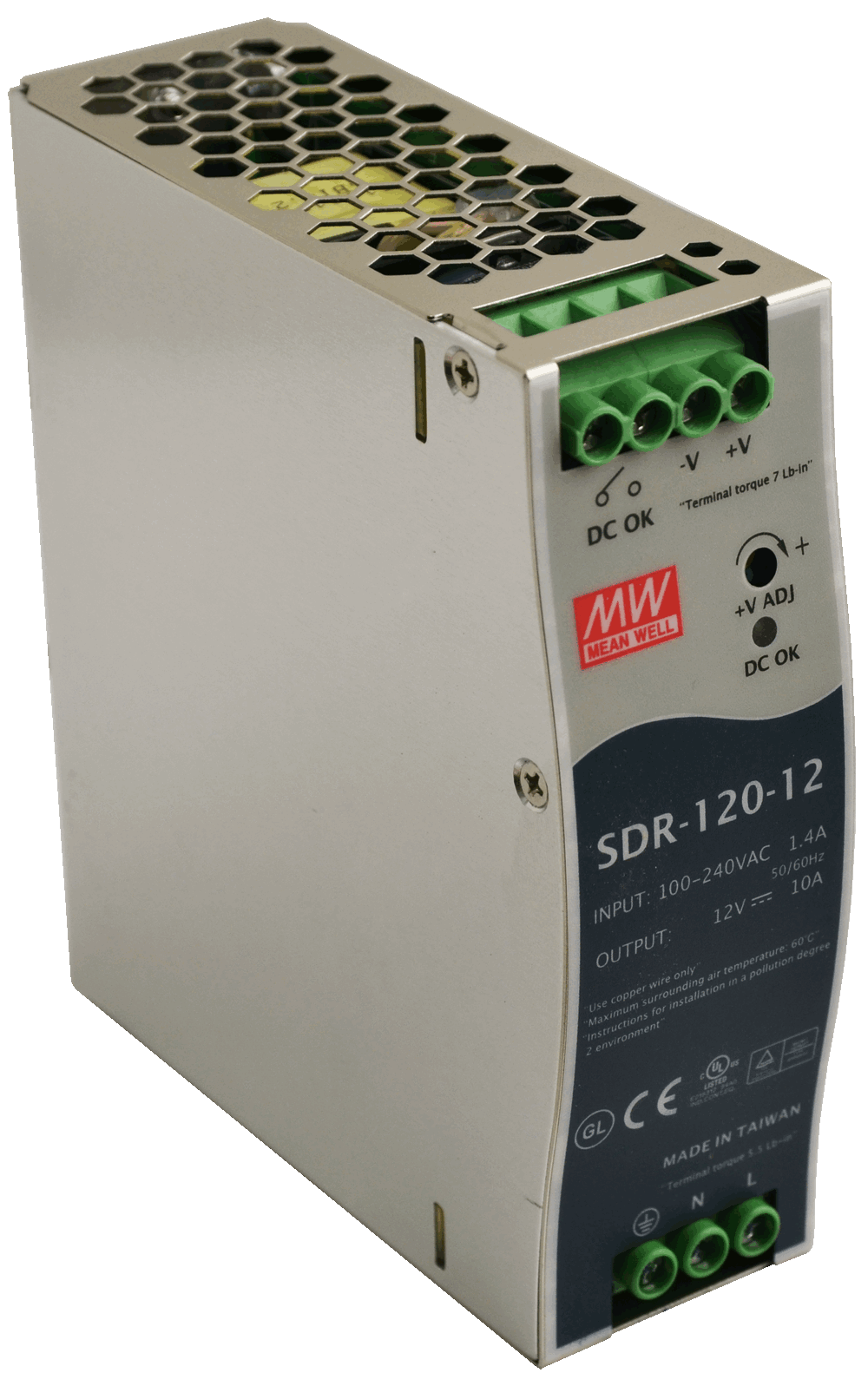 SDR-120-12 Zasilacz na szynę DIN