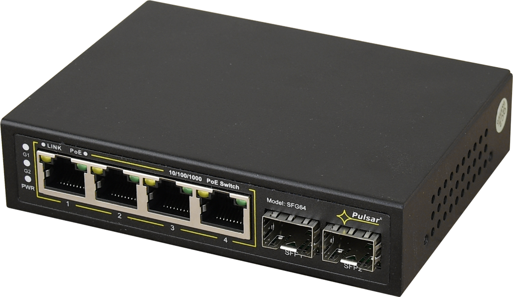 SFG64 Switch PoE 6-portowy SFG64 do 4 kamer IP