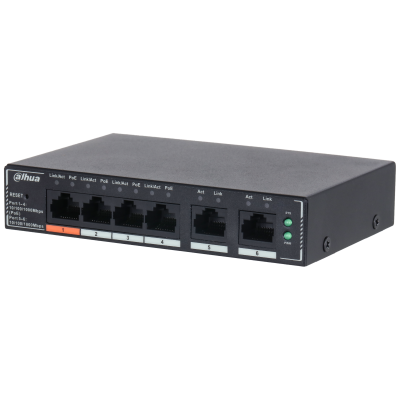 SG4006P Switch zarządzalny 2x Uplink, 4x PoE