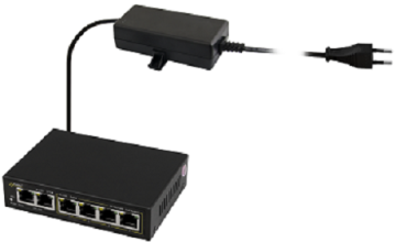 SG64 Switch PoE 6 portowy, 4xPoE