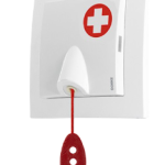 SPR-PC1/ZAS Przycisk ciągniony, 12 VDC, podtynkowy