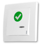 SPR-PK1/K/ZAS Przycisk kasujący 1-klawiszowy, 12 VDC, podtynkowy