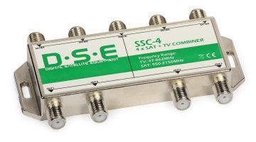 SSC4/DSE Sumator sygnału SSC-4 DSE, łączy sygnal z konwertera Quad z sygnałem TV naziemnej