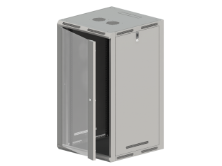 SW-18U-600-500-N-DSJ-OP-RP-B-S Szafa wisząca19" 18U 600x500