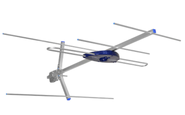 T-urbo-T V Antena kierunkowa VHF (5-12 kanały) /DAB  DVB-T,  T-urbo-T V, zysk 7-8 dB, poloryzacja H lub V