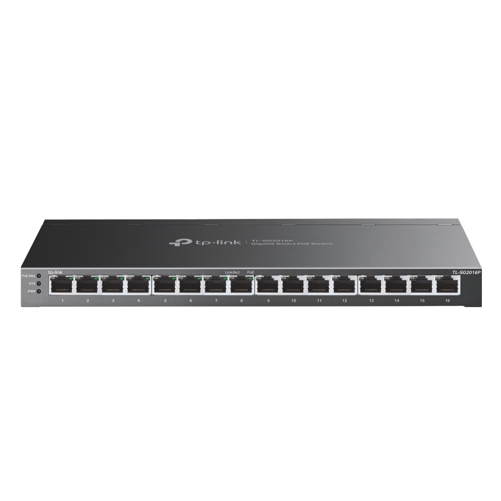SG2016P Switch Smart JetStream, 16xGbit (8xPoE)
