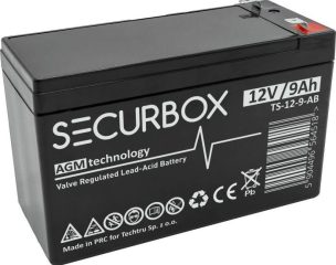 TS-12-9-AB  Akumulator VRLA AGM 12V 9Ah SECURBOX