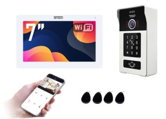 Wideodomofon 2-żyłowy Cyfrowy WiFi FHD 7" 2xVirgo One(W)/82225A