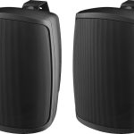 WALL-04T/SW Głośnik ścienny PA 2 W czarny 1 par(a)