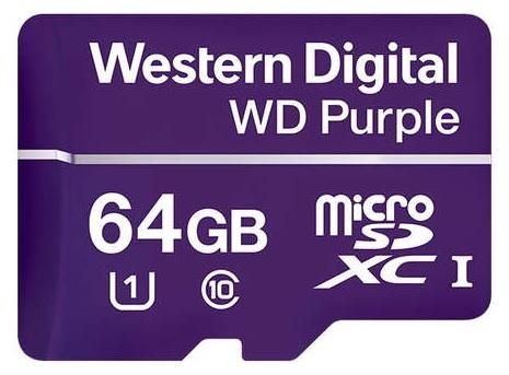 WDD064G1P0C Karta microSD WD PURPLE 64GB