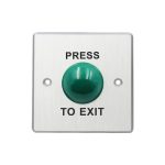 YPW14WDK-G Przycisk wyjścia podtynkowy, metalowy, grzybkowy
