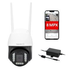 ZZTAVIO-WiFi-2 Kamera IP TAVIO 4K/8Mpix 3.6mm uSD WIFI IR35m mikr