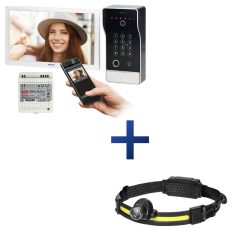 ZZ-GUARDO-LT9 Zestaw wideodomofonowy jednorodzinny+ latarka