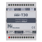 BIBI-T30 Terminal do czytników z interfejsem Wiegand'a, interfejs RS485