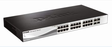 DGS-1210-28 Gigabitowy zarządzalny switch Smart+ 24 porty