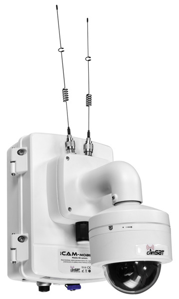 iCAM-PowerHD-X4-LTE System kamery mobilnej iCAM-PowerHD, akumulator, IP PTZ, LTE, CAMSAT