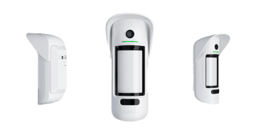 MotionCam Outdoor (PhOD) WHITE Zewnętrzny czujnik ruchu robiący zdjęcia przy wyzwoleniu alarmu, według harmonogramu, według scenariusza i na żądanie