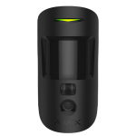 MotionCam (PhOD) BLACK Bezprzewodowy czujnik ruchu na podczerwień obsługujący funkcje: zdjęcia z alarmu, zdjęcia na żądanie, zdjęcia według harmonogramu i zdjęcia według scenariusza