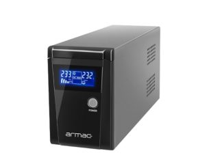 O/850E/LCD UPS ARMAC OFFICE, 2xPL gniazdka, moc znamionowa: 850VA, 480W, LCD