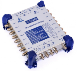 Premu TT-5/8 Multiswitch, 5 - wejściowy (4xSAT, 1xTV), 8 - wyjściowy, TELMOR