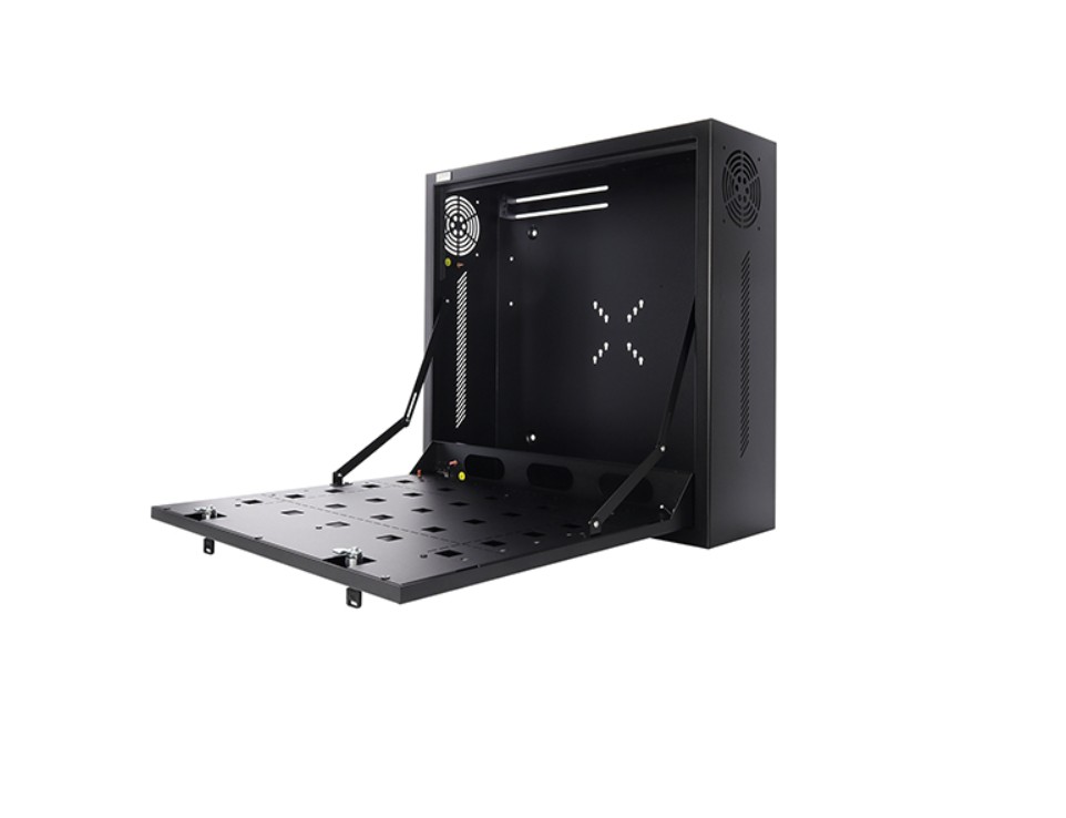 AWO534 Obudowa NVR/Monitor/RACK 10”, 19” /pionowa czarna