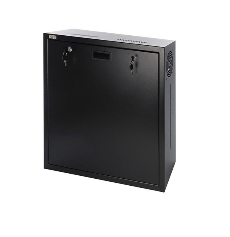 AWO534 Obudowa NVR/Monitor/RACK 10”, 19” /pionowa czarna - obrazek 2